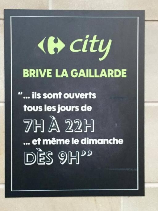 Logement A Brive Avec Terrasse Et Climatisation - Pres De La Gare Et Du Centre-Ville - Wifi Et Stationnement Gratuit 외부 사진
